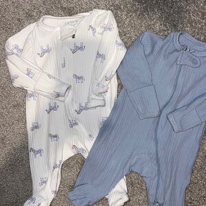 2 p set of NEWBORN onesies